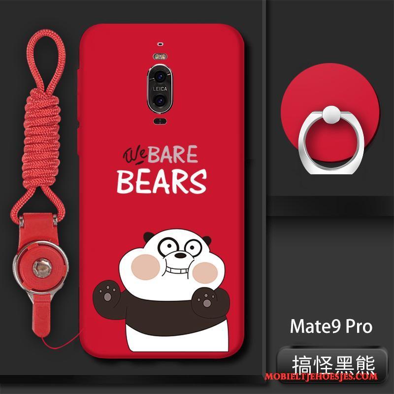 Huawei Mate 9 Pro Scheppend Zwart All Inclusive Hoes Anti-fall Hoesje Telefoon Trend