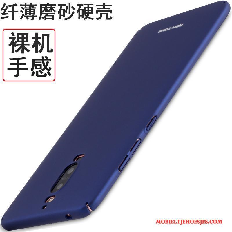Huawei Mate 9 Pro Schrobben Hoesje Telefoon Anti-fall Purper