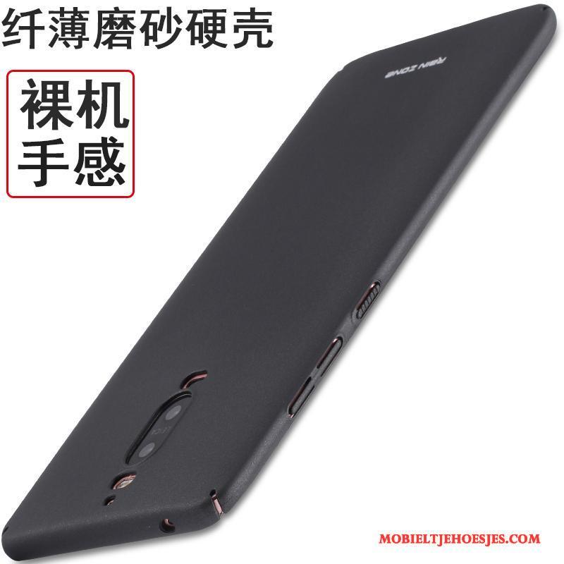 Huawei Mate 9 Pro Schrobben Hoesje Telefoon Anti-fall Purper