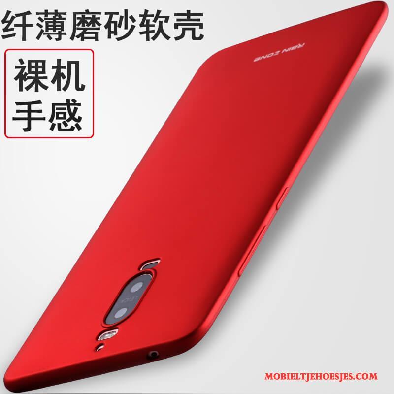 Huawei Mate 9 Pro Siliconen Bescherming Hoes Zacht Hoesje Telefoon Purper All Inclusive