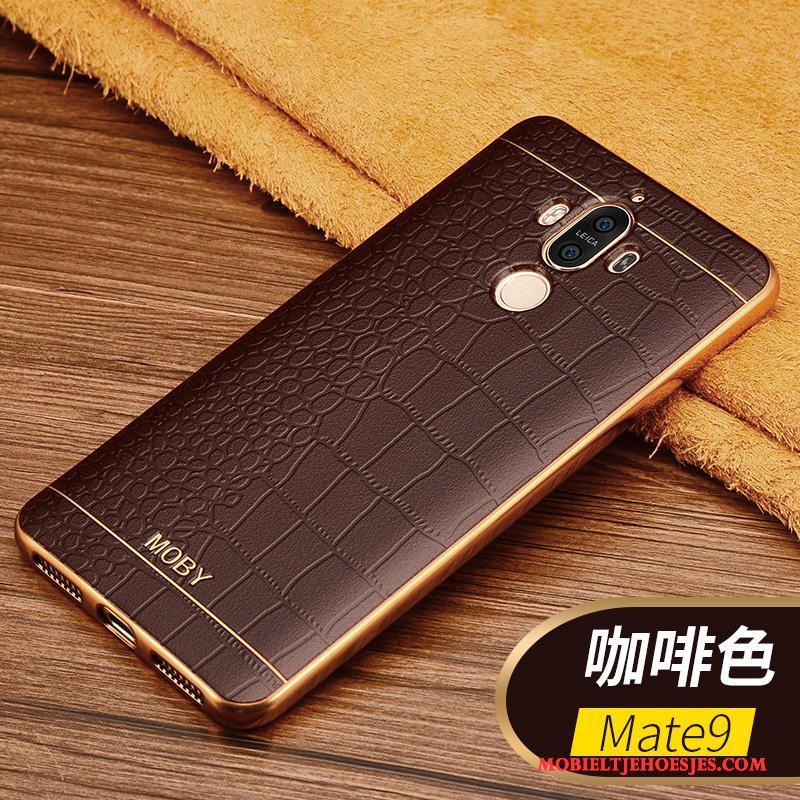 Huawei Mate 9 Siliconen Mobiele Telefoon Anti-fall Hoesje Telefoon Bedrijf Bescherming Plating
