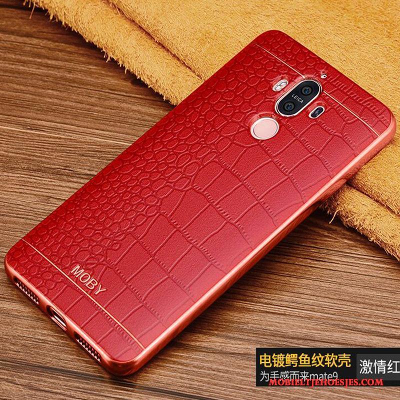 Huawei Mate 9 Siliconen Mobiele Telefoon Anti-fall Hoesje Telefoon Bedrijf Bescherming Plating