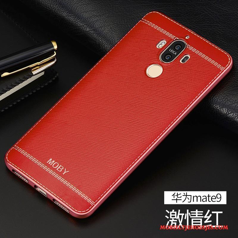 Huawei Mate 9 Siliconen Mobiele Telefoon Anti-fall Hoesje Telefoon Bedrijf Bescherming Plating