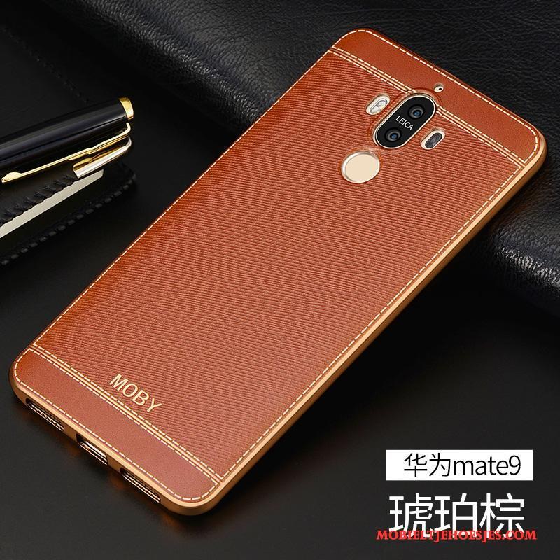 Huawei Mate 9 Siliconen Mobiele Telefoon Anti-fall Hoesje Telefoon Bedrijf Bescherming Plating