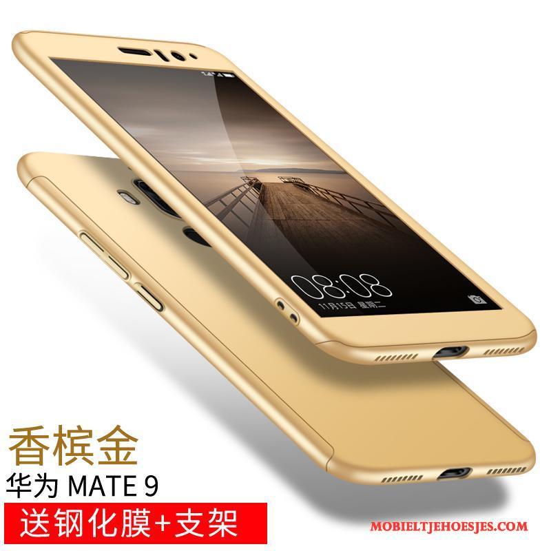 Huawei Mate 9 Siliconenhoesje All Inclusive Anti-fall Bescherming Zwart Hoesje Telefoon