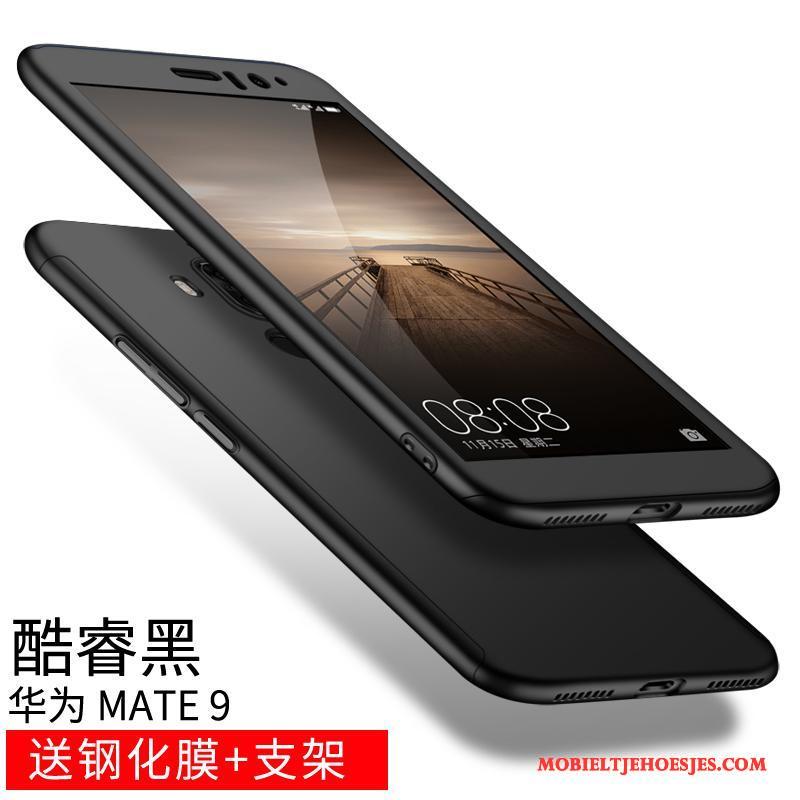 Huawei Mate 9 Siliconenhoesje All Inclusive Anti-fall Bescherming Zwart Hoesje Telefoon