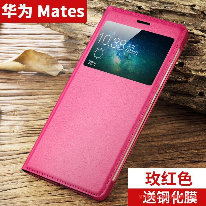 Huawei Mate S Siliconen Blauw Hoesje Telefoon Anti-fall Clamshell Bescherming Leren Etui