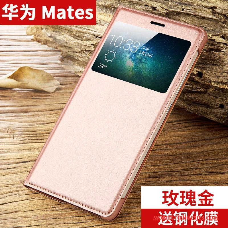 Huawei Mate S Siliconen Blauw Hoesje Telefoon Anti-fall Clamshell Bescherming Leren Etui