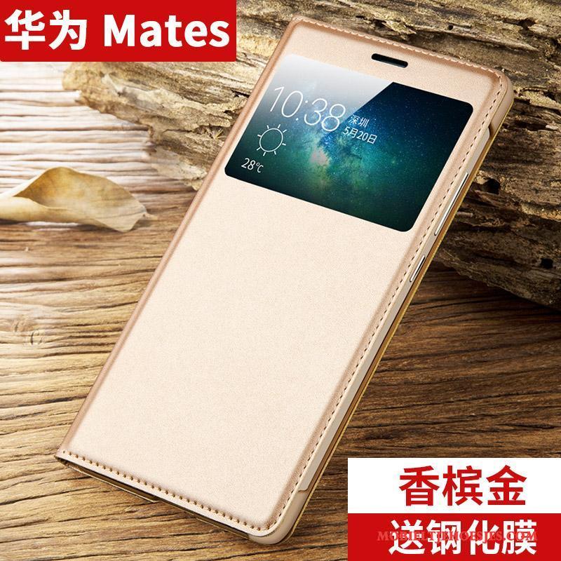 Huawei Mate S Siliconen Blauw Hoesje Telefoon Anti-fall Clamshell Bescherming Leren Etui