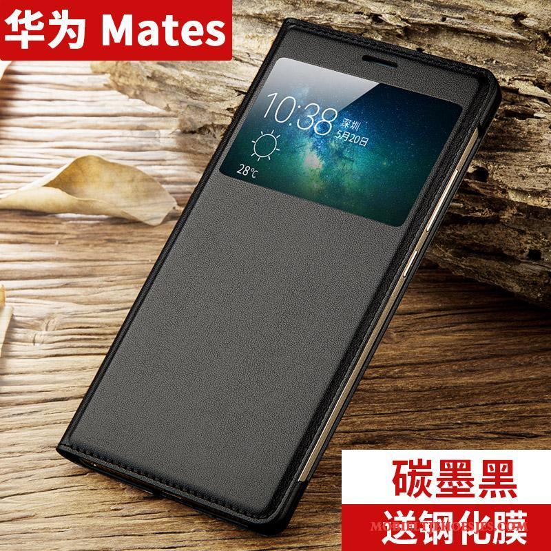 Huawei Mate S Siliconen Blauw Hoesje Telefoon Anti-fall Clamshell Bescherming Leren Etui