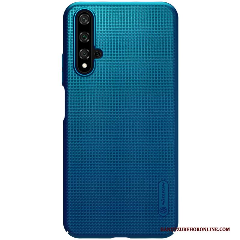 Huawei Nova 5t Anti-fall Hoesje Bescherming Schrobben Blauw All Inclusive Telefoon