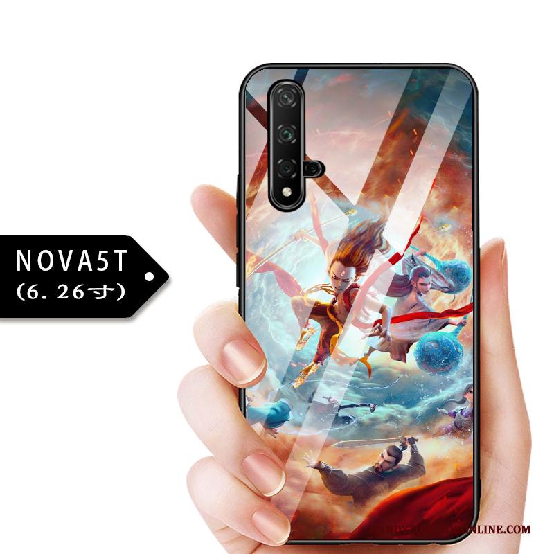 Huawei Nova 5t Bescherming Dun Kind Hoesje Telefoon Glas All Inclusive Anti-fall