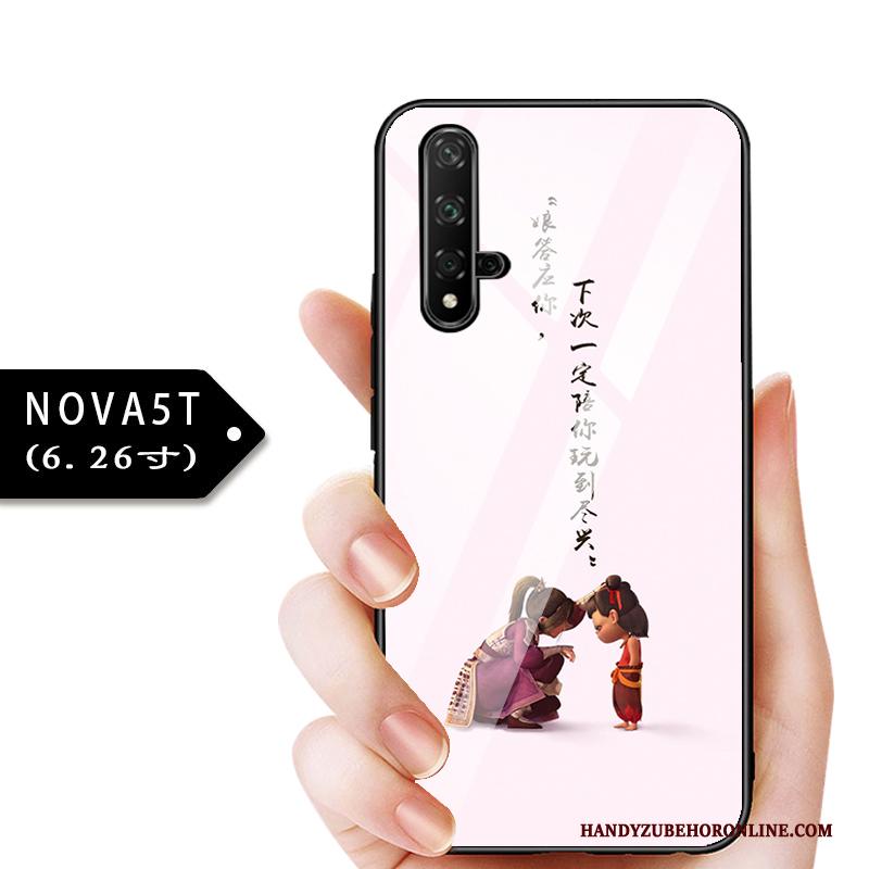 Huawei Nova 5t Bescherming Dun Kind Hoesje Telefoon Glas All Inclusive Anti-fall