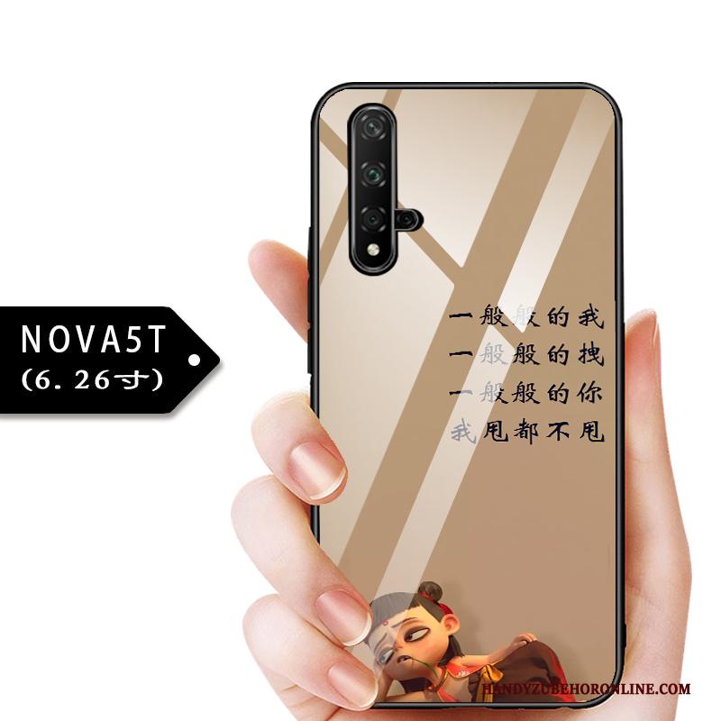 Huawei Nova 5t Bescherming Dun Kind Hoesje Telefoon Glas All Inclusive Anti-fall