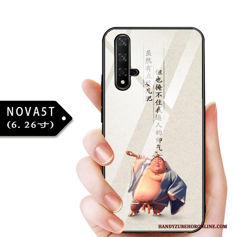 Huawei Nova 5t Bescherming Dun Kind Hoesje Telefoon Glas All Inclusive Anti-fall