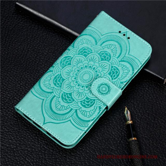 Huawei Nova 5t Clamshell Luxe Kaart Hoes Hoesje Telefoon Bescherming Leren Etui