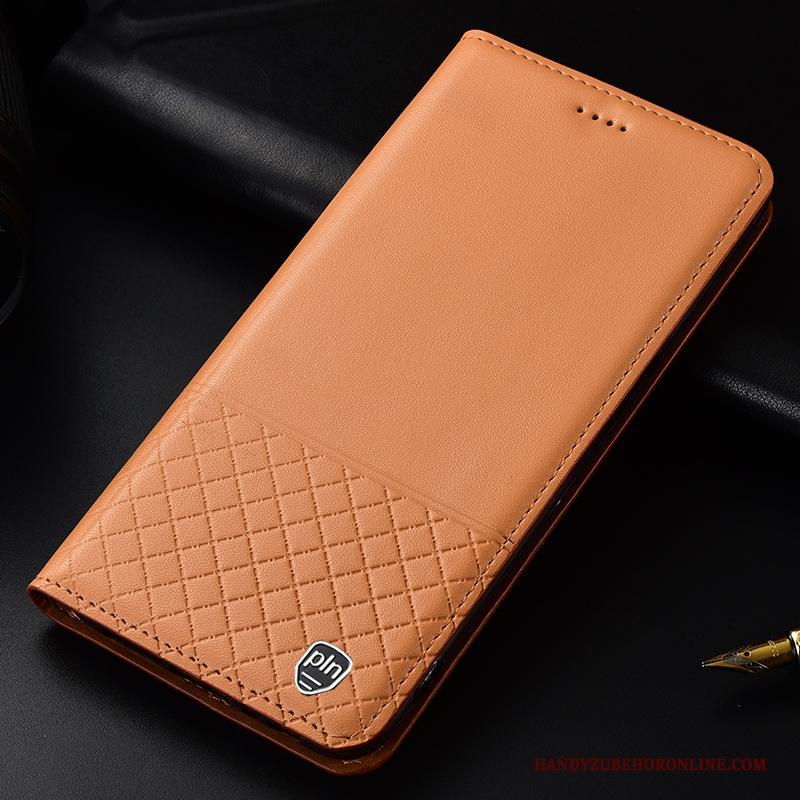 Huawei Nova 5t Geel Folio Hoesje Telefoon Anti-fall Leren Etui Bescherming All Inclusive