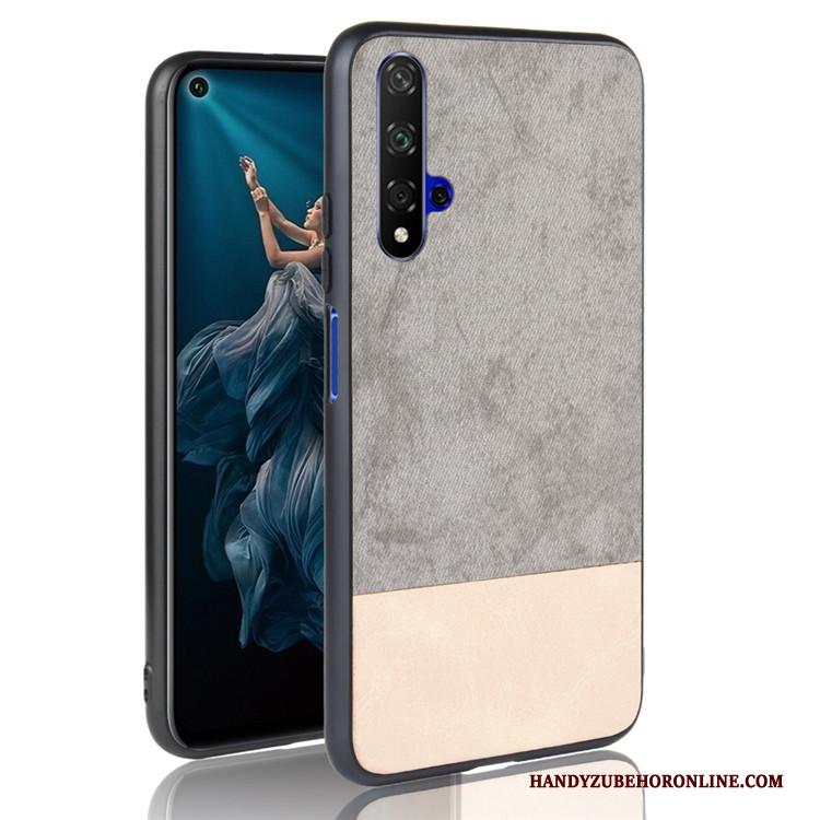 Huawei Nova 5t Hoesje Bescherming Zwart Gemengde Kleuren Telefoon Trend All Inclusive