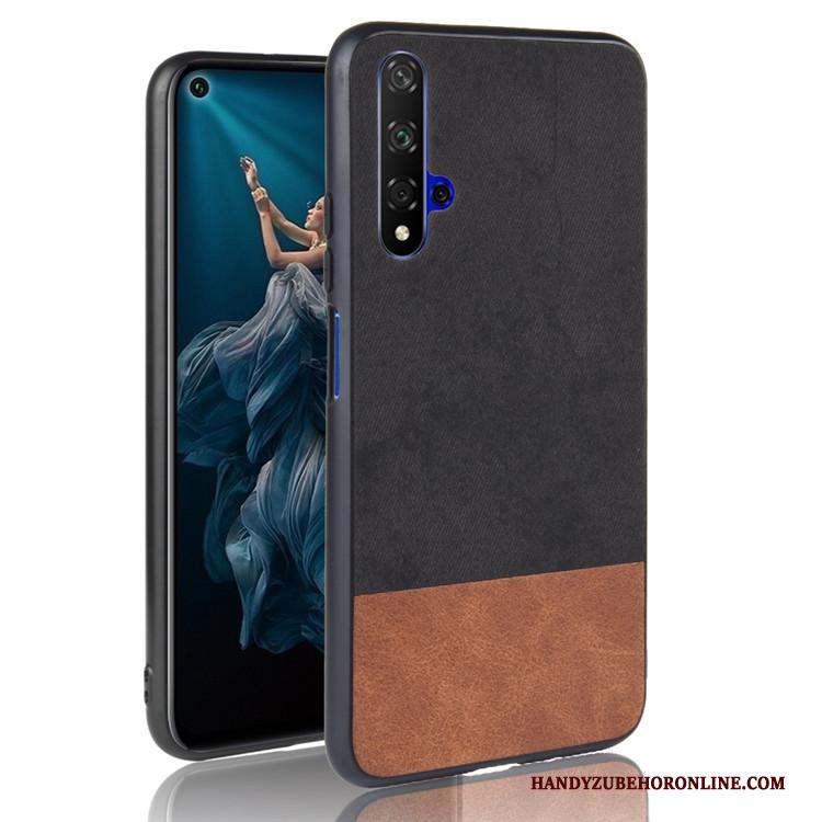 Huawei Nova 5t Hoesje Bescherming Zwart Gemengde Kleuren Telefoon Trend All Inclusive