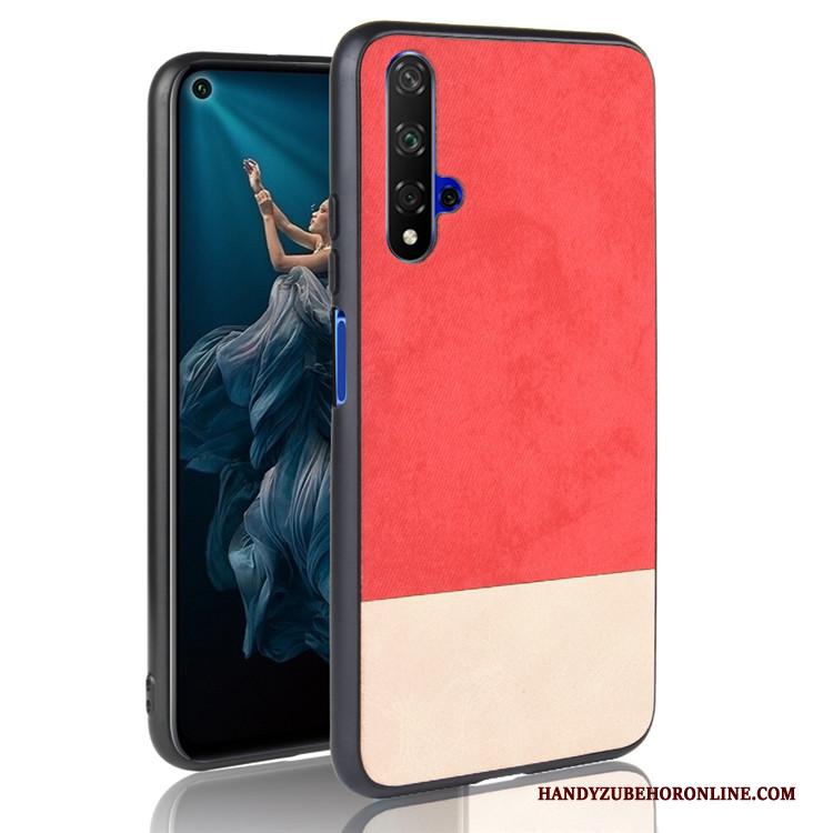 Huawei Nova 5t Hoesje Bescherming Zwart Gemengde Kleuren Telefoon Trend All Inclusive