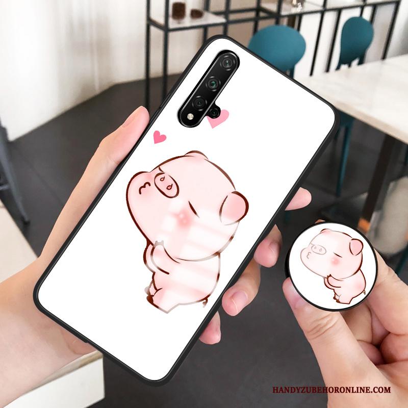 Huawei Nova 5t Hoesje Mini Mooie Wit Net Red Spiegel Trendy Merk