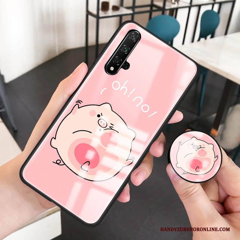 Huawei Nova 5t Hoesje Mini Mooie Wit Net Red Spiegel Trendy Merk