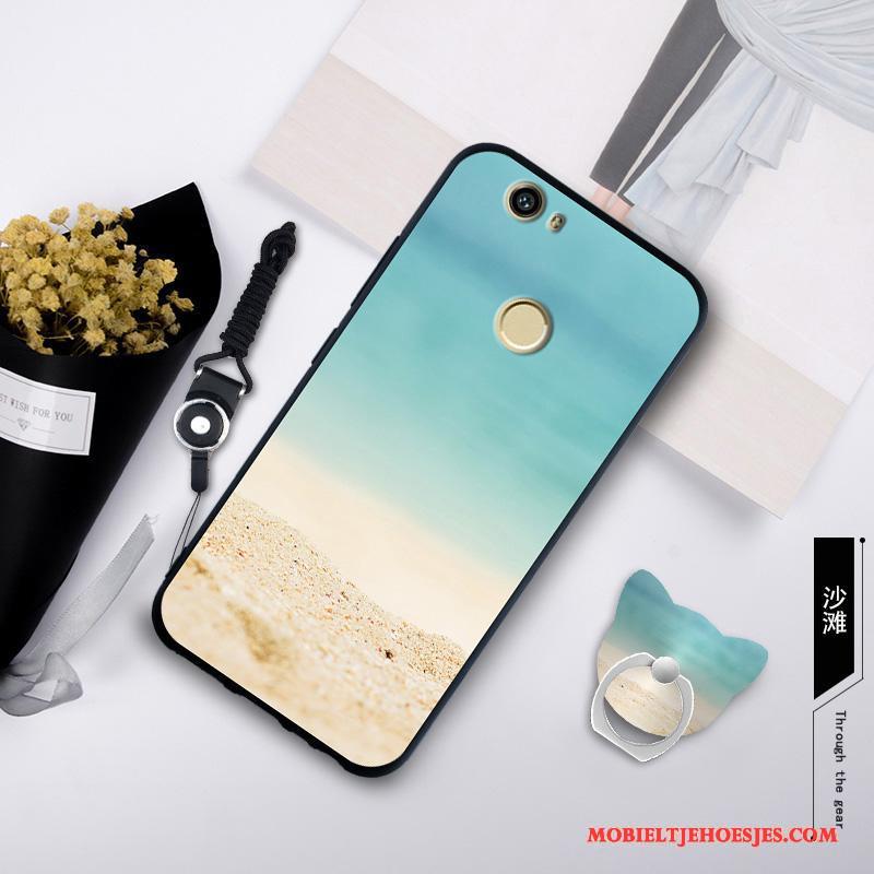 Huawei Nova Bescherming All Inclusive Hoes Zacht Hoesje Scheppend Groen