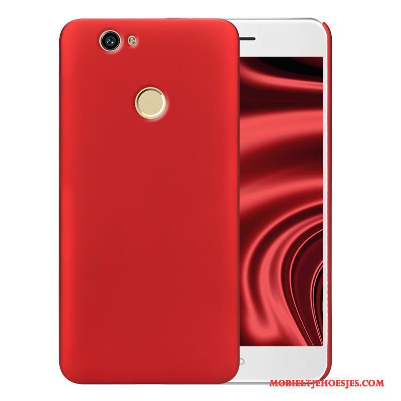 Huawei Nova Hard Kleur Roze Hoesje Telefoon Bescherming Schrobben Bedrijf