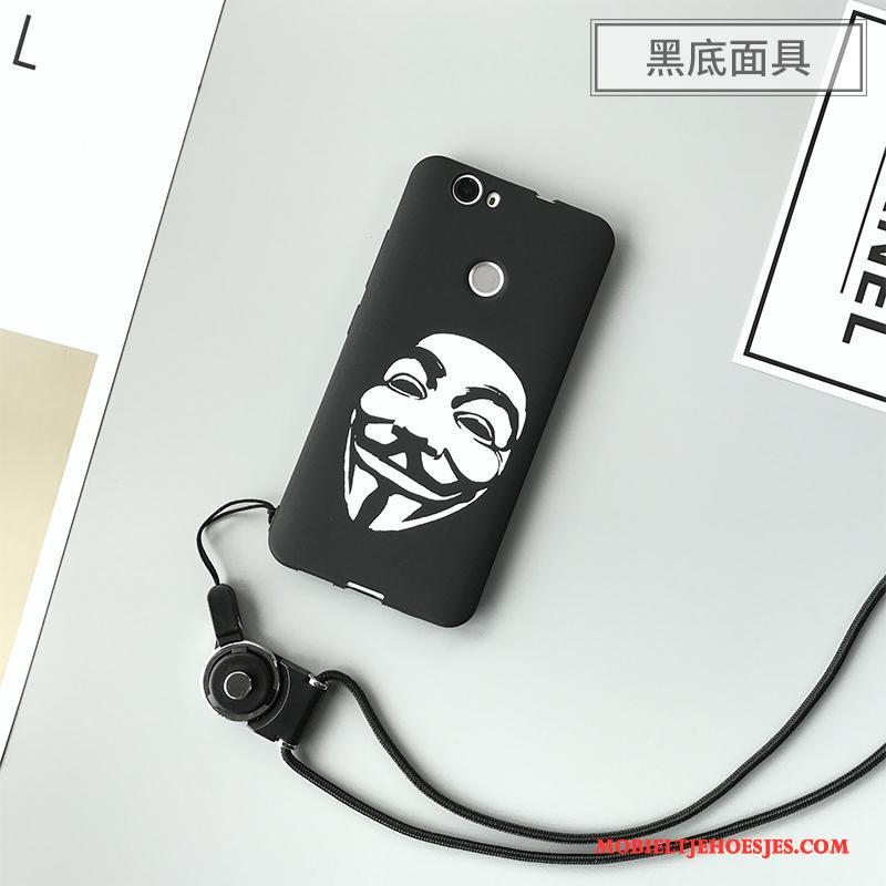Huawei Nova Hard Zacht Hoes Anti-fall Groen Bescherming Hoesje Telefoon