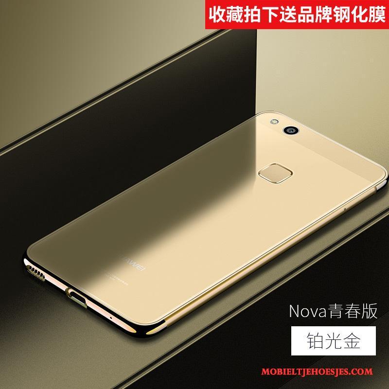 Huawei Nova Hoes Hoesje Telefoon Siliconen Zacht Jeugd Anti-fall Bescherming