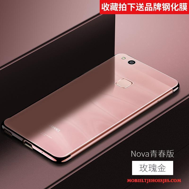Huawei Nova Hoes Hoesje Telefoon Siliconen Zacht Jeugd Anti-fall Bescherming