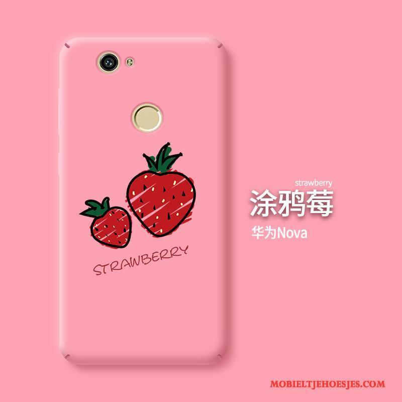 Huawei Nova Hoesje Rood Anti-fall Trend All Inclusive Hard Scheppend Spotprent