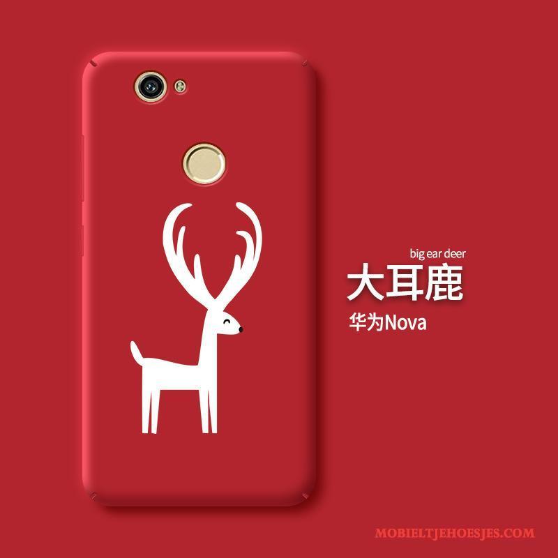 Huawei Nova Hoesje Rood Anti-fall Trend All Inclusive Hard Scheppend Spotprent