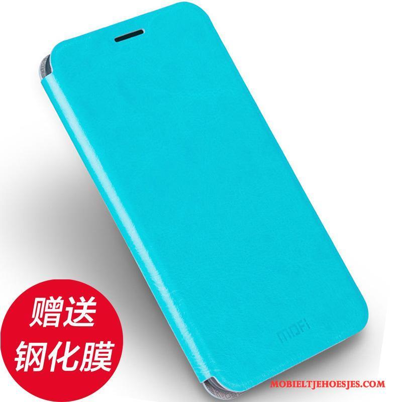 Huawei Nova Leren Etui Clamshell Anti-fall Mobiele Telefoon Hoesje Telefoon Rood Bescherming