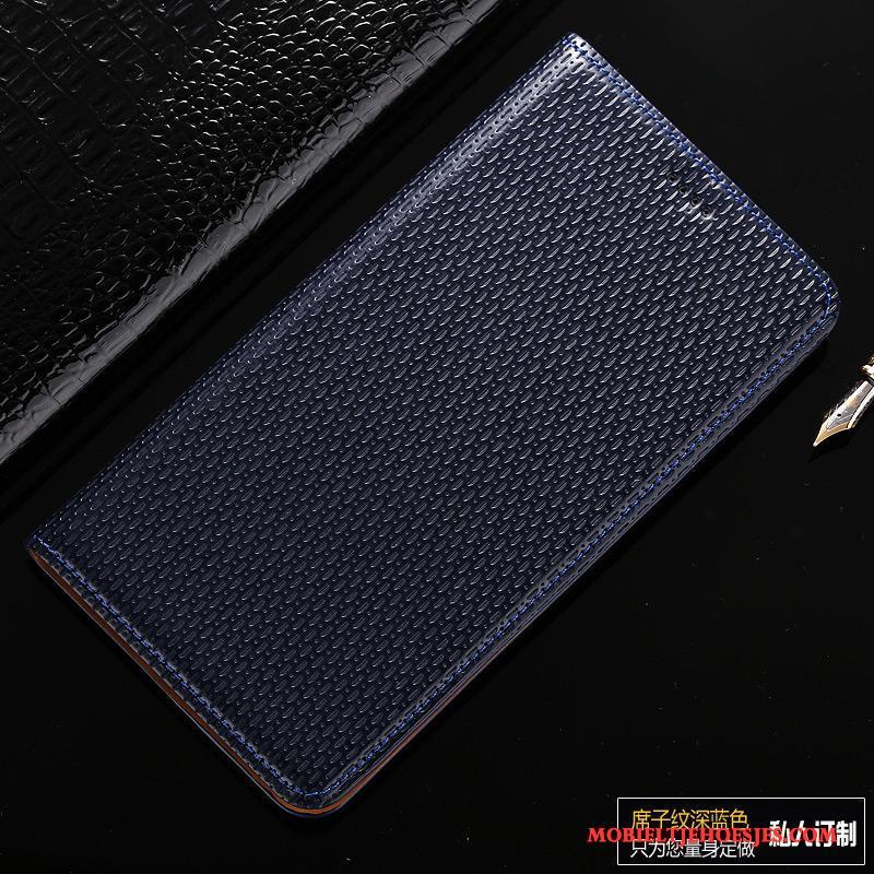 Huawei Nova Mobiele Telefoon Folio Hoes Leren Etui Zwart Bescherming Hoesje Telefoon