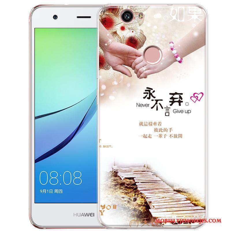 Huawei Nova Roze Zacht Mobiele Telefoon Reliëf Hoes Bescherming Hoesje