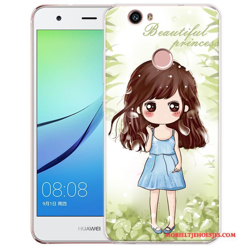 Huawei Nova Roze Zacht Mobiele Telefoon Reliëf Hoes Bescherming Hoesje