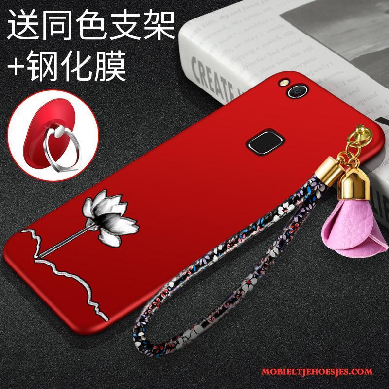 Huawei Nova Schrobben Bescherming Rood Jeugd Hoesje Telefoon Persoonlijk