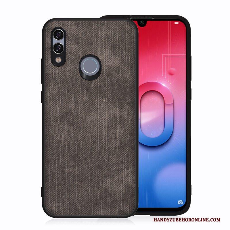 Huawei P Smart 2019 Achterklep Hoesje Telefoon Bescherming Denim Anti-fall All Inclusive Rood