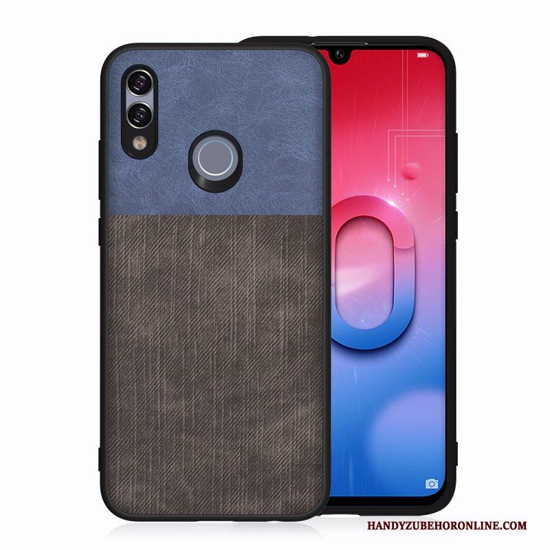 Huawei P Smart 2019 Achterklep Hoesje Telefoon Bescherming Denim Anti-fall All Inclusive Rood