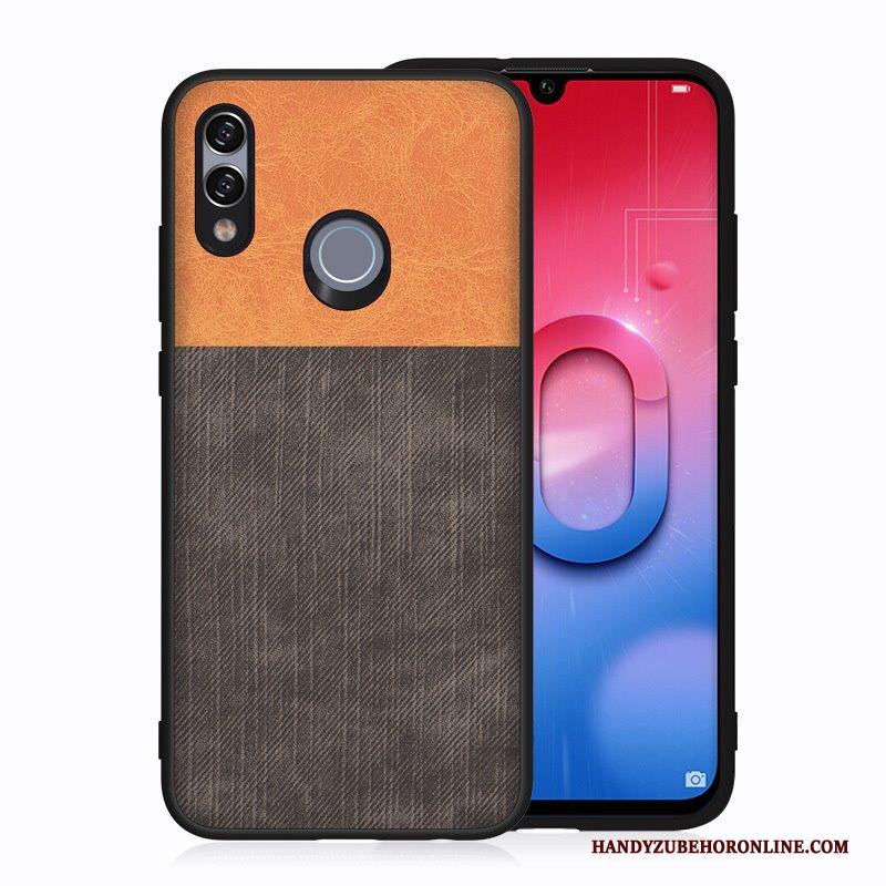 Huawei P Smart 2019 Achterklep Hoesje Telefoon Bescherming Denim Anti-fall All Inclusive Rood