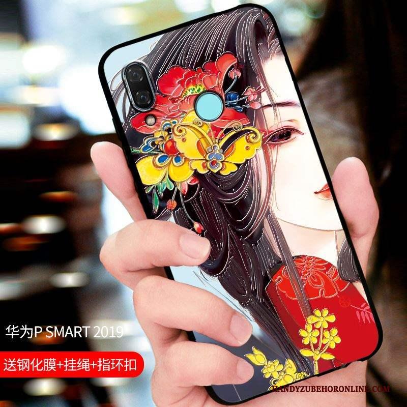 Huawei P Smart 2019 All Inclusive Schrobben Bescherming Hoes Pas Zwart Hoesje Telefoon