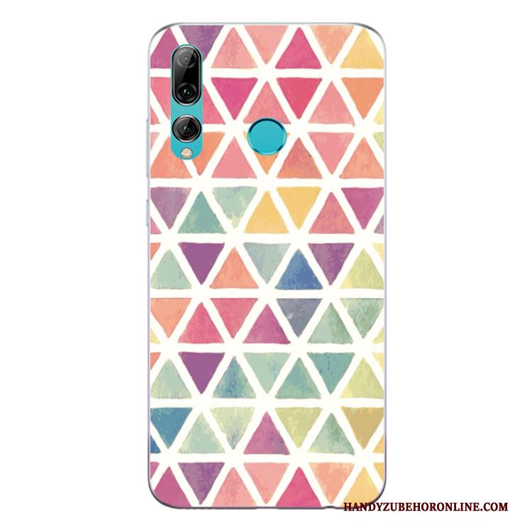 Huawei P Smart+ 2019 Hoesje Abstract Kleur Telefoon Scheppend All Inclusive Siliconen