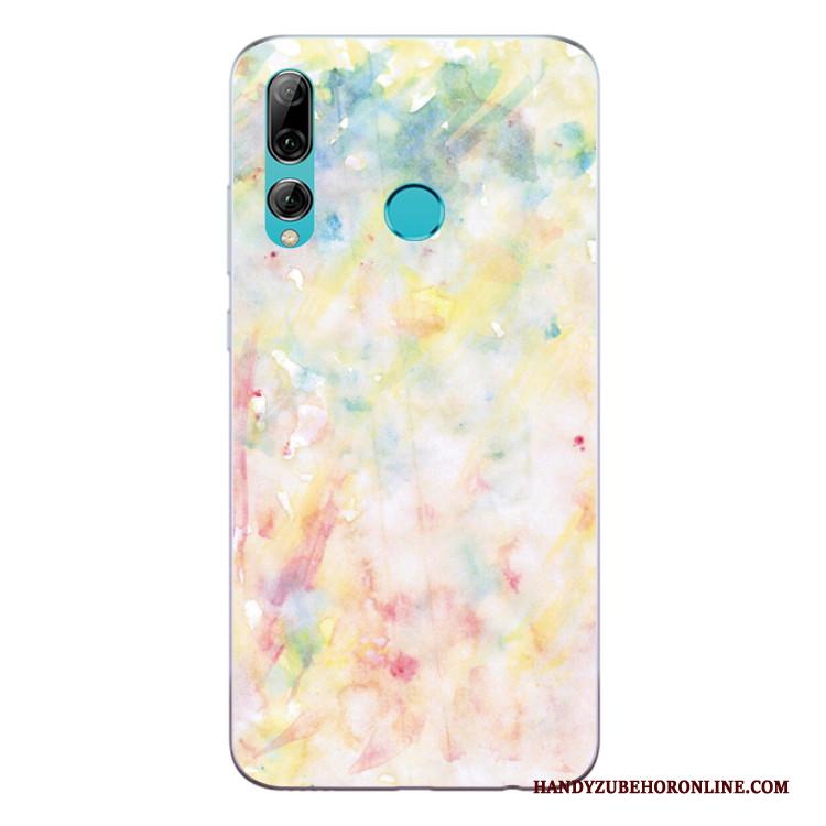 Huawei P Smart+ 2019 Hoesje Abstract Kleur Telefoon Scheppend All Inclusive Siliconen