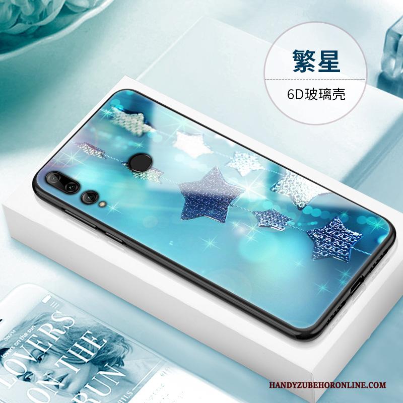 Huawei P Smart+ 2019 Scheppend Persoonlijk Siliconen Hoes Donkerblauw Hoesje Telefoon All Inclusive