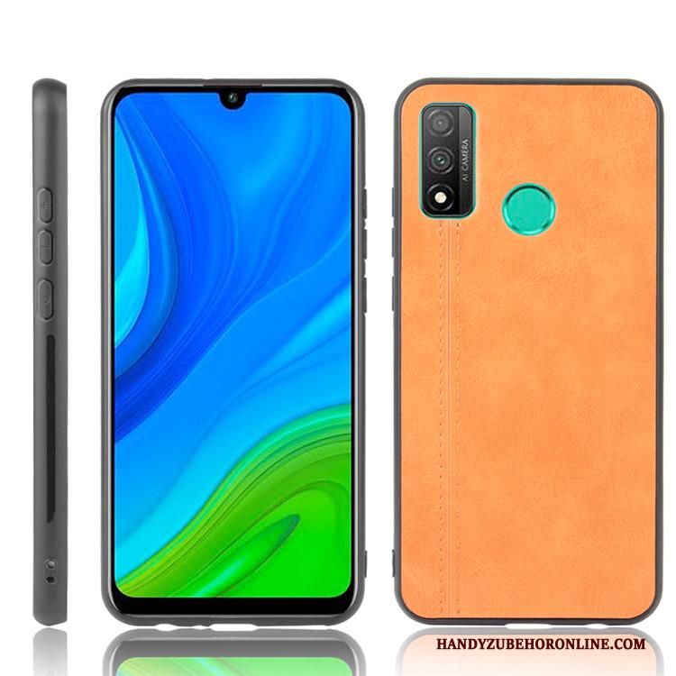 Huawei P Smart 2020 Bescherming Hard All Inclusive Hoesje Zwart Leer Telefoon