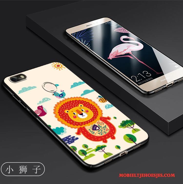 Huawei P Smart Bescherming Trend Hoes Hoesje Telefoon Siliconen Zacht Kleur