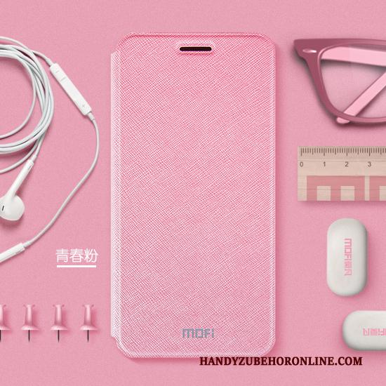 Huawei P Smart+ Clamshell Ster Hoesje Zacht Bescherming All Inclusive Leren Etui