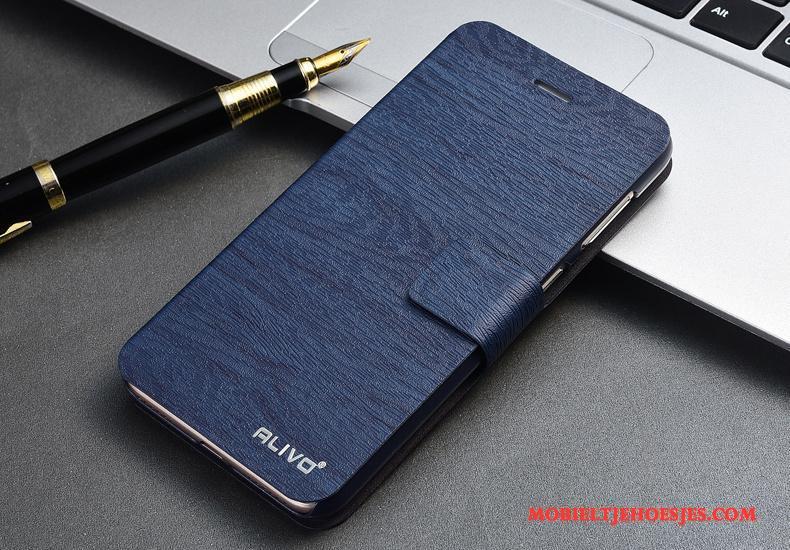 Huawei P Smart Groen Hoesje Telefoon Clamshell Bescherming Leren Etui