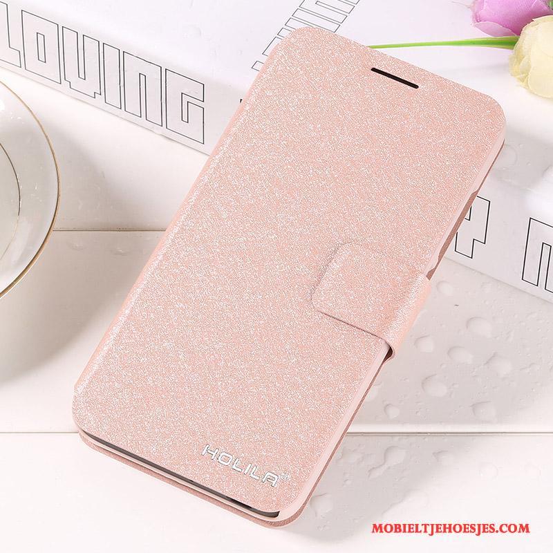 Huawei P Smart Hoes Hoesje Telefoon Folio Leren Etui Anti-fall Lichtblauw Bescherming